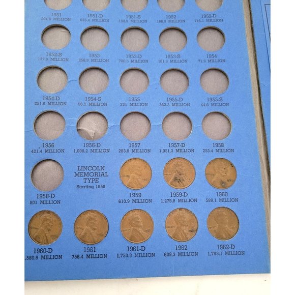 Coin Books - One a Year Cent Collection 1909 to Date & Lincoln Cent Collection S - Picture 8 of 9